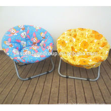 Fashionable folding round beach chairs,small size half moon chair